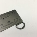یراق حلقه مدل 1cm-BLK بسته 50 عددی