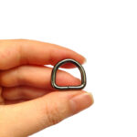 یراق کیف مدل نیم حلقه 2CM-BLK بسته 6 عددی