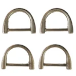 یراق کیف دوزی مدل نیم حلقه کد Y-2cm-R04-Stl بسته 4 عددی