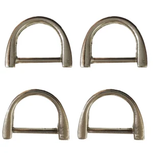 یراق کیف دوزی مدل نیم حلقه کد Y-2cm-R04-Stl بسته 4 عددی