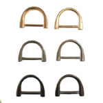 یراق کیف دوزی مدل نیم گرد Y-2cm-6Clr بسته 6 عددی